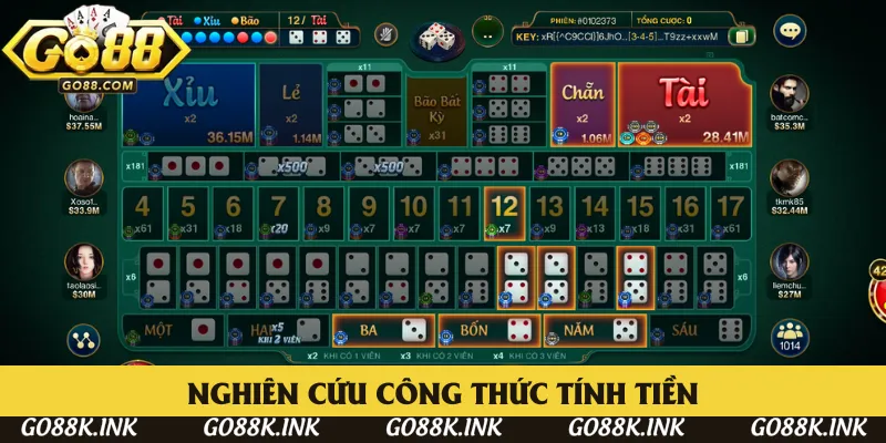 Công thức dùng để xác định khi thắng hay thua Công thức dùng để xác định khi thắng hay thua